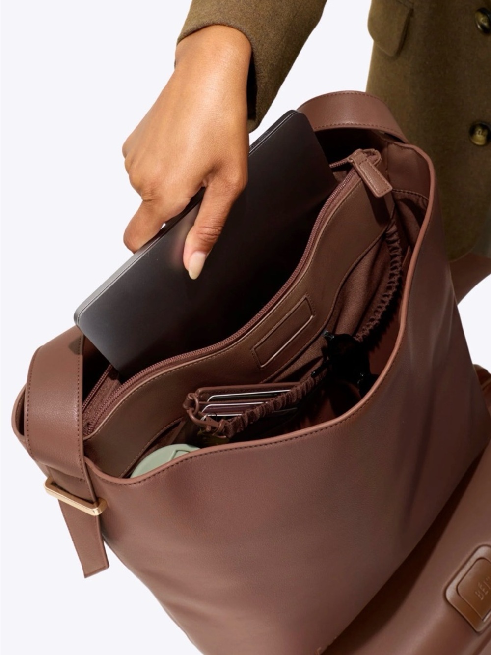 BEIS Essential Tote in Maple - Picture 4 of 4